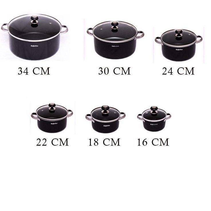 راهنمای سایزبندی قابلمه ها